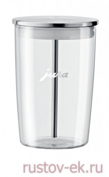 Прозрачный стакан для молока Jura - Кофейная компания Рустов-Екатеринбург